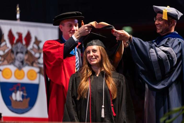 suu masters hooding ceremony