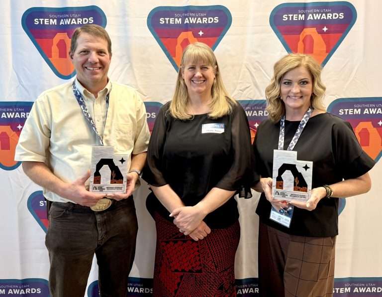 cedar middle school educators named stem teachers of the year image
