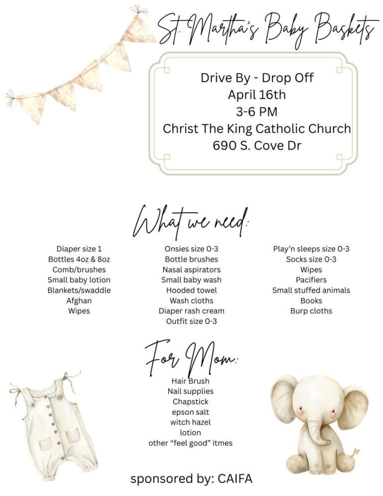 st marthas baby baskets