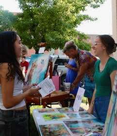 aug. art walk by gwen moodie