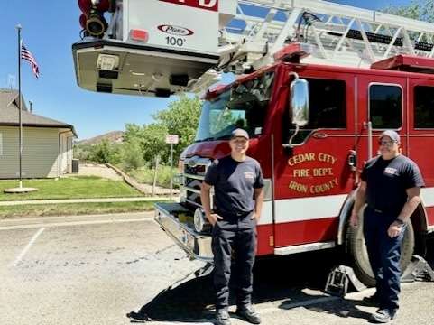 cedar city senior citizens center flag rescue image 1